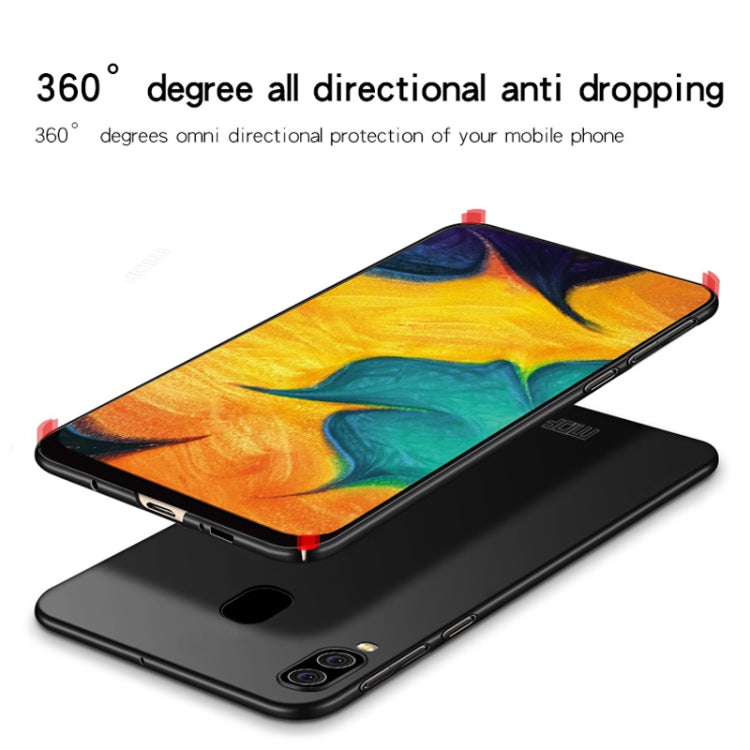 MOFI Frosted PC Ultra-thin Full Coverage Case for Galaxy A30 (Black) - Galaxy Phone Cases by MOFI | Online Shopping South Africa | PMC TechLife