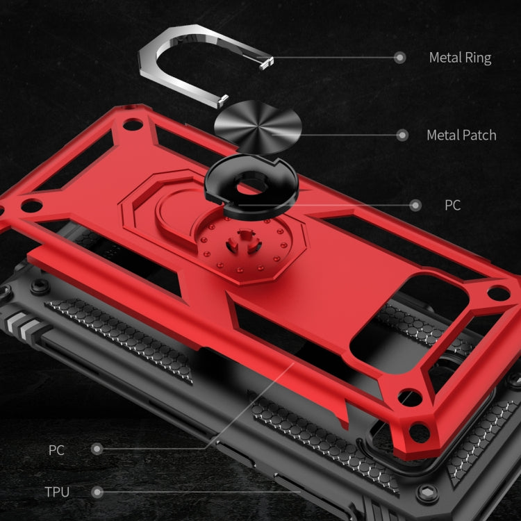 Armor Shockproof TPU + PC Protective Case for Galaxy S8, with 360 Degree Rotation Holder(Red) - Galaxy Phone Cases by PMC Jewellery | Online Shopping South Africa | PMC Jewellery