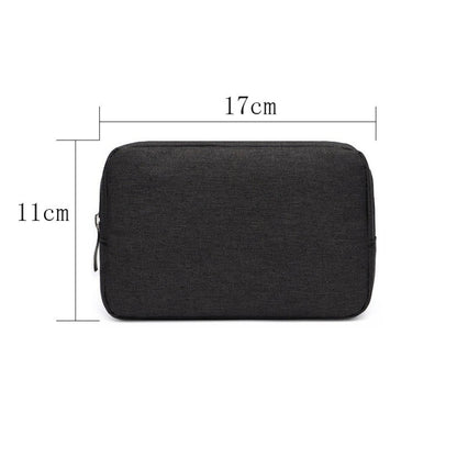 Multi-functional Headphone Charger Data Cable Storage Bag Power Pack, Size: S, 17 x 11.5 x 5.5cm (Black) - Other by PMC Jewellery | Online Shopping South Africa | PMC Jewellery | Buy Now Pay Later Mobicred