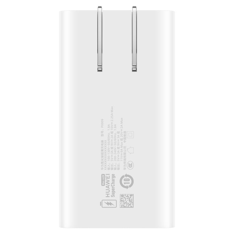 Original Huawei 66W GaN Ultra-thin Travel Charger Power Adapter with Type-C / USB-C Cable (White) - free shipping - PMC TechLife - Order now!