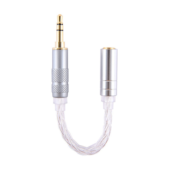 ZS0021 3.5mm Male to 2.5mm Female Balance Adapter Cable (Silver) - free shipping - PMC Jewellery - Order now!