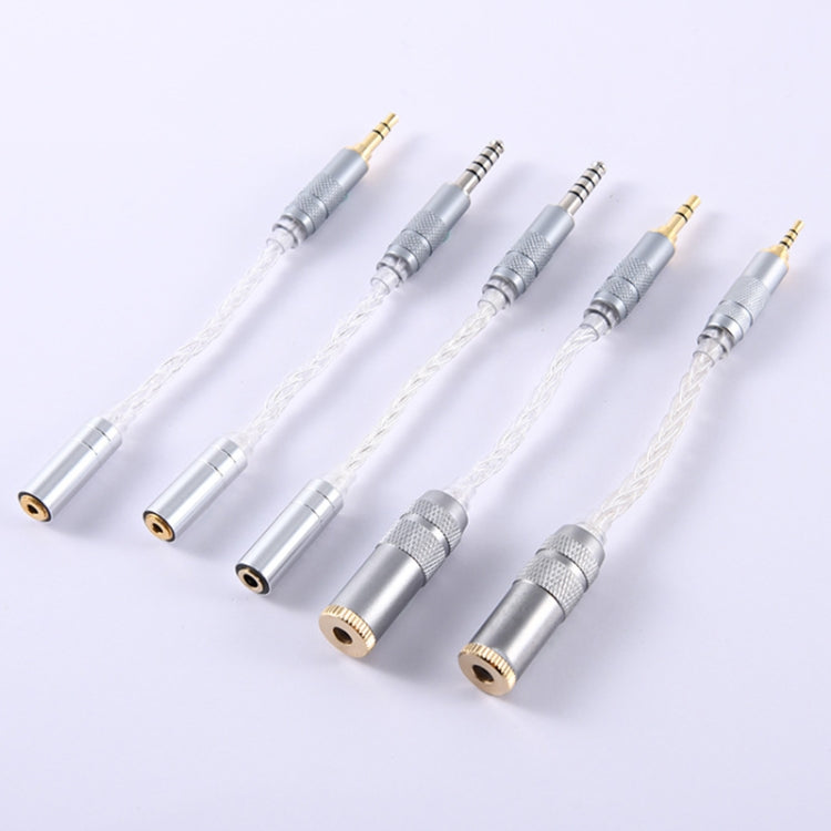 ZS0021 4.4mm Male to 2.5mm Female Balance Adapter Cable (Silver) - Headset Accessories by PMC Jewellery | Online Shopping South Africa | PMC Jewellery | Buy Now Pay Later Mobicred