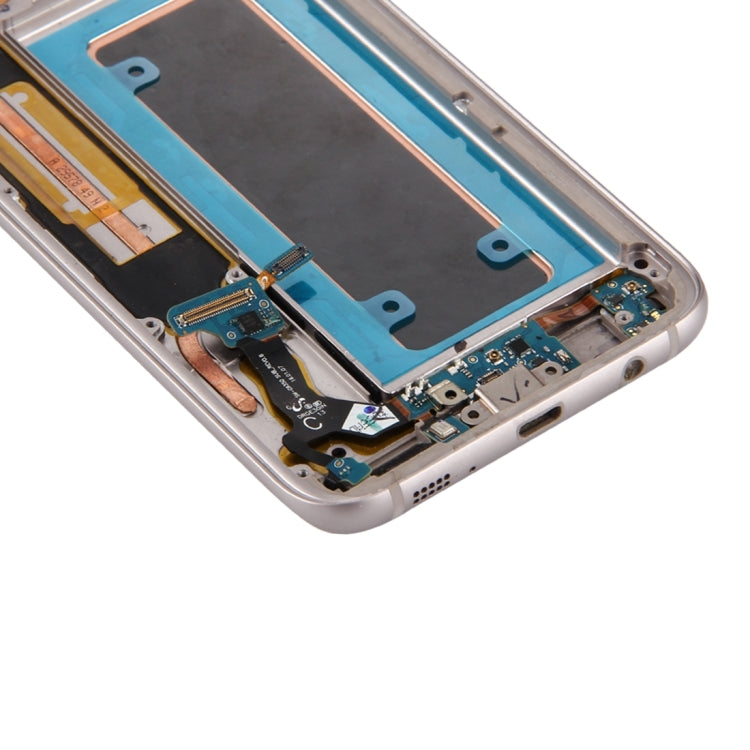 for Galaxy S7 Edge / G935A Original LCD Screen and Digitizer Full Assembly with Frame & Charging Port Board & Volume Button & Power Button(Gold) - free shipping - PMc TechLife - Order now!