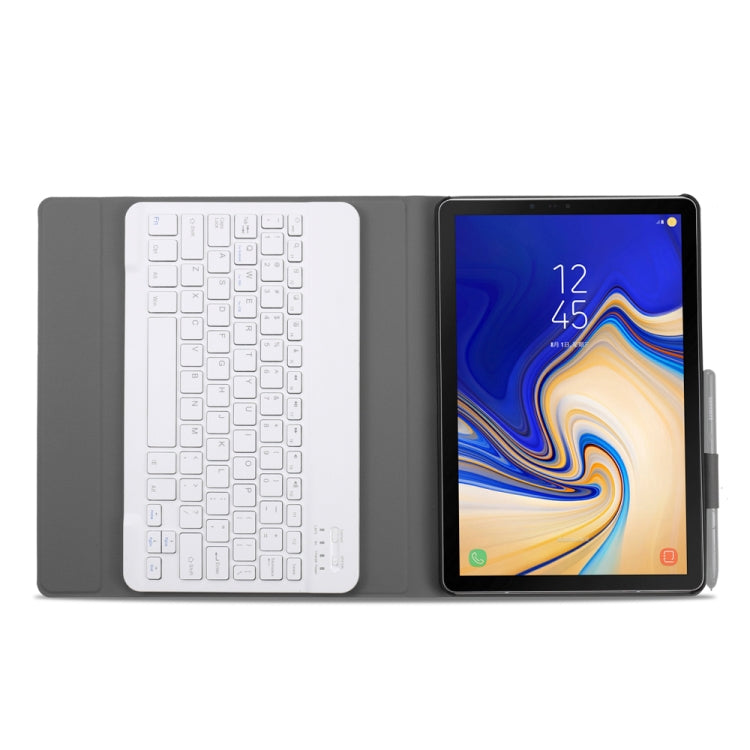 A590 Ultra-thin Detachable Magnetic Bluetooth Keyboard Leather Tablet Case for Galaxy Tab A 10.5 T590 / T595, with Holder(Gold) - Samsung Keyboard by PMC Jewellery | Online Shopping South Africa | PMC Jewellery | Buy Now Pay Later Mobicred