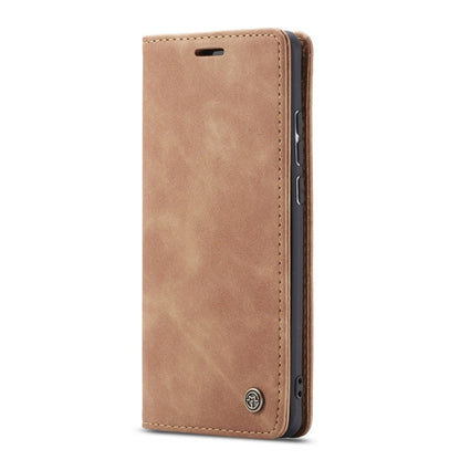 CaseMe-013 Multifunctional Retro Frosted Horizontal Flip Leather Case for Galaxy A20 / A30, with Card Slot & Holder & Wallet (Brown) - Galaxy Phone Cases by CaseMe | Online Shopping South Africa | PMC Jewellery | Buy Now Pay Later Mobicred