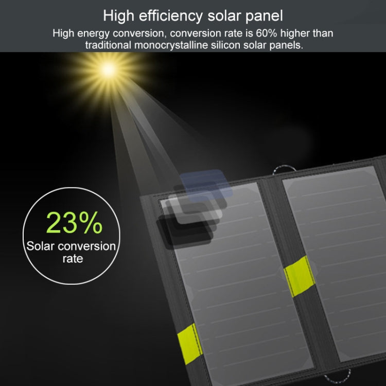 ALLPOWERS 20W 5V Solar Phone Charger Dual USB Output Portable Solar Panel - Charger by PMC TechLife | Online Shopping South Africa | PMC TechLife | Buy Now Pay Later Mobicred