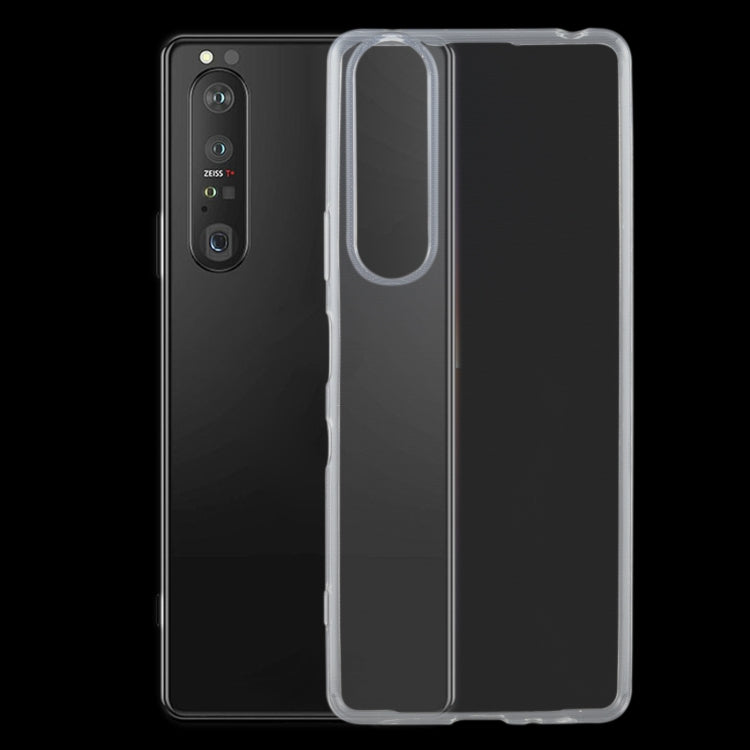 For Sony Xperia 1 III 0.75mm Ultra-thin Transparent TPU Soft Protective Case (Transparent) - Sony Cases by PMC TechLife | Online Shopping South Africa | PMC TechLife