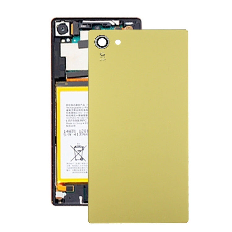Original Back Battery Cover for Sony Xperia Z5 Compact(Gold) - Back Cover by PMC TechLife | Online Shopping South Africa | PMC TechLife | Buy Now Pay Later Mobicred
