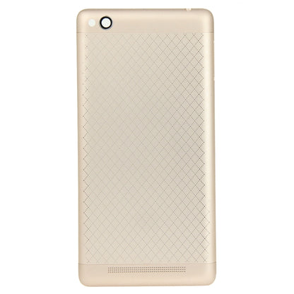Battery Back Cover  for Xiaomi Redmi 3(Gold) - Back Cover by PMC Jewellery | Online Shopping South Africa | PMC Jewellery | Buy Now Pay Later Mobicred