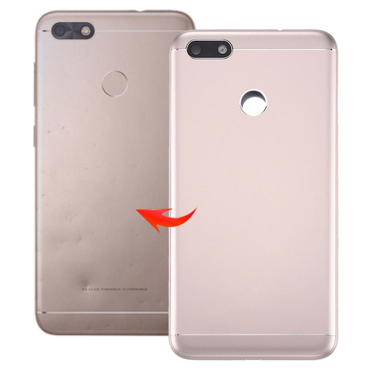 for Huawei Enjoy 7 / P9 Lite Mini / Y6 Pro (2017) Back Cover(Gold) - Back Cover by PMC TechLife | Online Shopping South Africa | PMC TechLife | Buy Now Pay Later Mobicred
