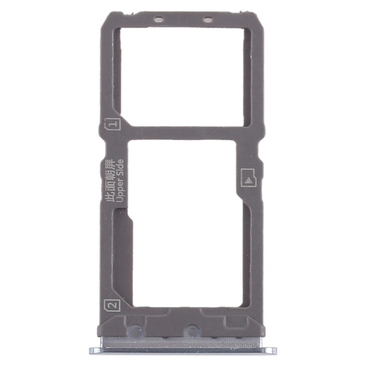 For Vivo X21 SIM Card Tray + SIM Card Tray / Micro SD Card Tray (Silver) - Card Socket by PMc TechLife | Online Shopping South Africa | PMc TechLife | Buy Now Pay Later Mobicred