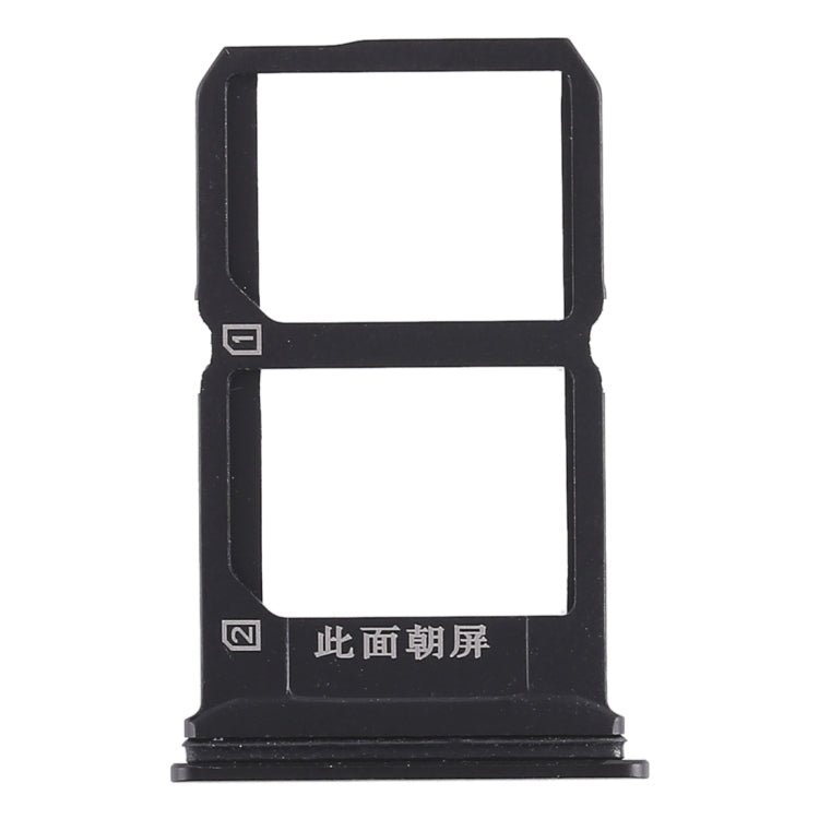 For Vivo X9s Plus 2 x SIM Card Tray (Black) - Card Tray by PMc TechLife | Online Shopping South Africa | PMc TechLife | Buy Now Pay Later Mobicred