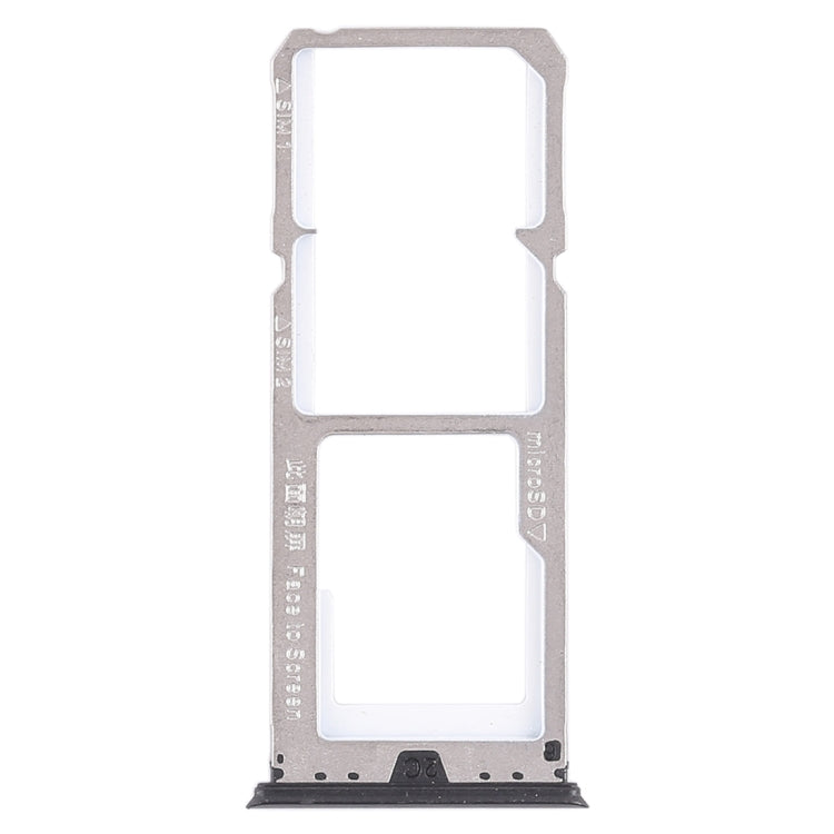 For OPPO A73 / F5 2 x SIM Card Tray + Micro SD Card Tray (Black) - Card Tray by PMC TechLife | Online Shopping South Africa | PMC TechLife | Buy Now Pay Later Mobicred