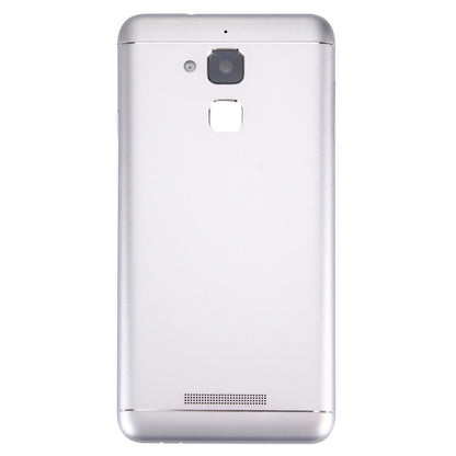 Aluminium Alloy Back Battery Cover for ASUS ZenFone 3 Max / ZC520TL(White) - Back Cover by PMC Jewellery | Online Shopping South Africa | PMC Jewellery | Buy Now Pay Later Mobicred