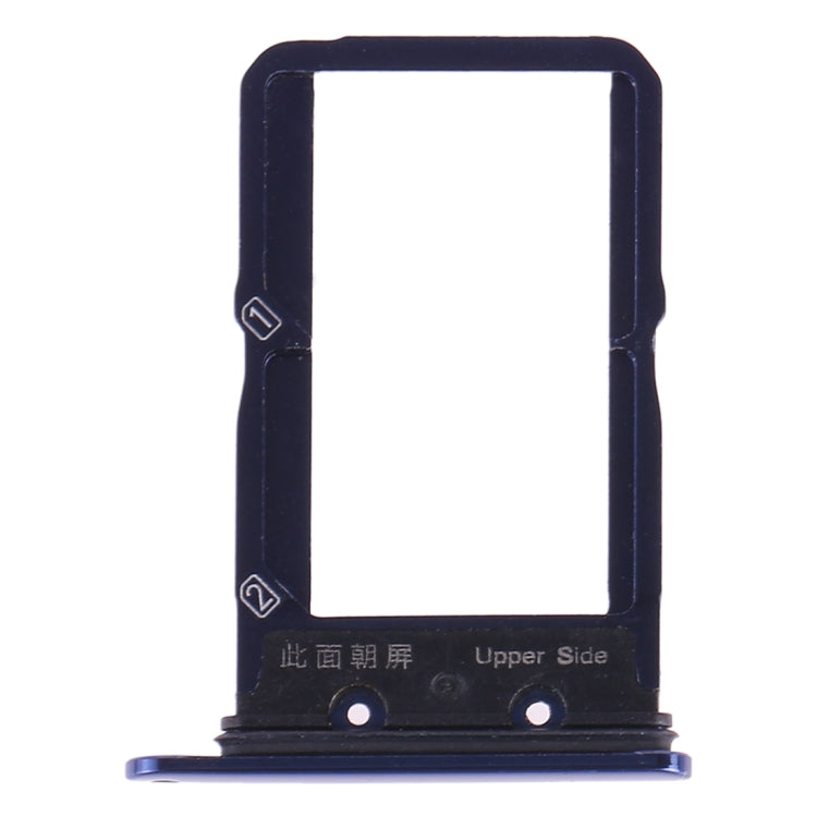 For Vivo X27 SIM Card Tray + SIM Card Tray (Blue) - Card Tray by PMc TechLife | Online Shopping South Africa | PMc TechLife | Buy Now Pay Later Mobicred