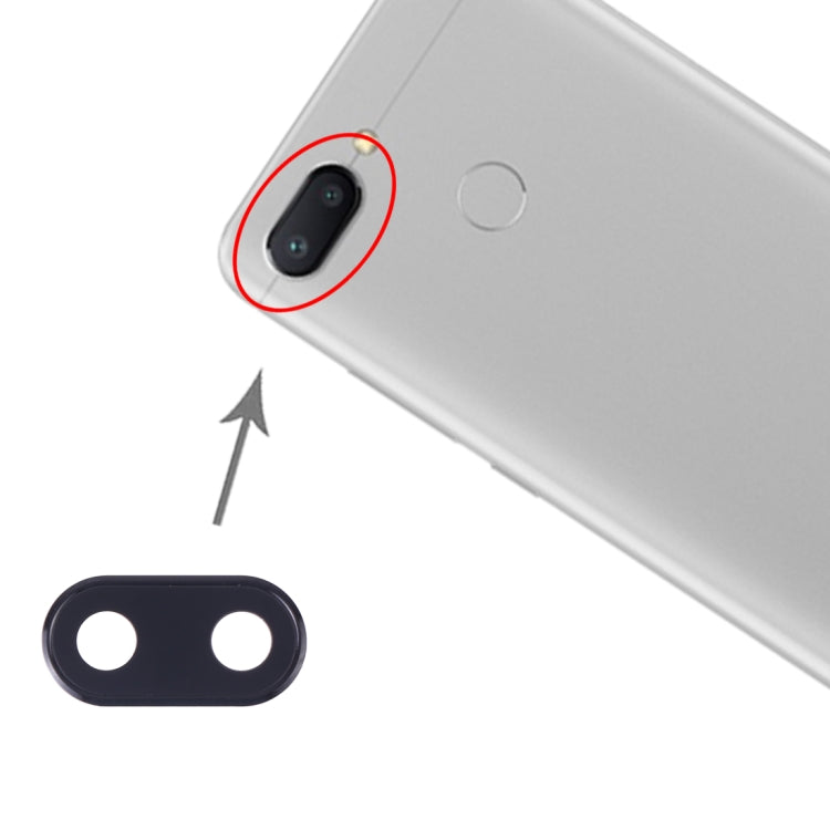 10 PCS Camera Lens Cover for Xiaomi Redmi 6A(Black) - Camera by PMc TechLife | Online Shopping South Africa | PMc TechLife | Buy Now Pay Later Mobicred