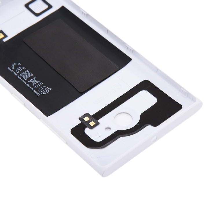 Solid Color NFC Battery Back Cover for Nokia Lumia 735 (White) - Back Cover by PMC TechLife | Online Shopping South Africa | PMC TechLife | Buy Now Pay Later Mobicred