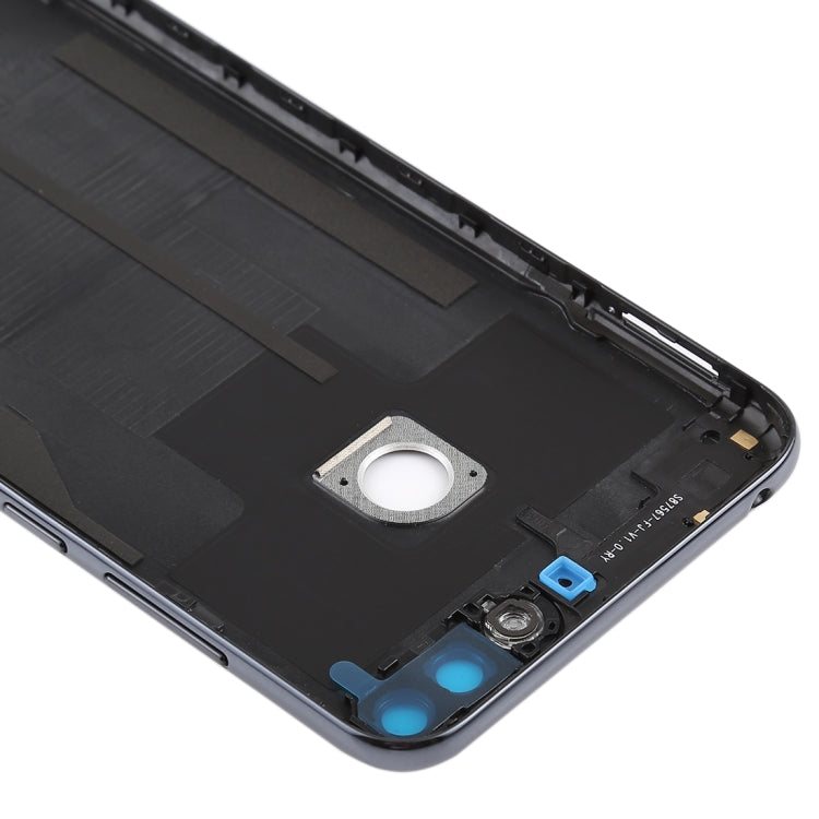 Back Cover with Side Keys & Camera Lens for Huawei Honor Play 7A(Black) - Back Cover by PMC TechLife | Online Shopping South Africa | PMC TechLife | Buy Now Pay Later Mobicred