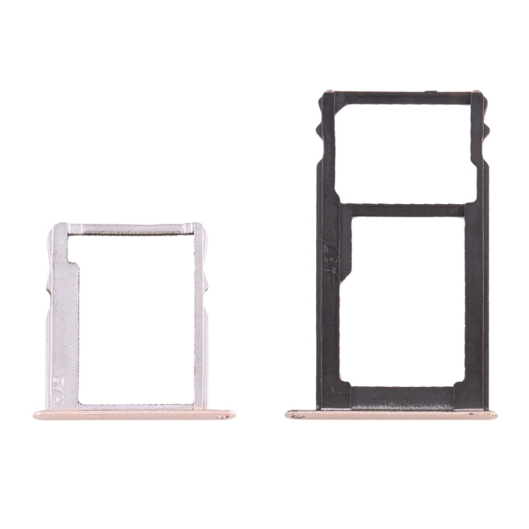 For Huawei Honor 5X / GR5 Micro SIM Card Tray + Nano SIM & Micro SD Card Tray(Gold) - Card Socket by PMc TechLife | Online Shopping South Africa | PMc TechLife | Buy Now Pay Later Mobicred