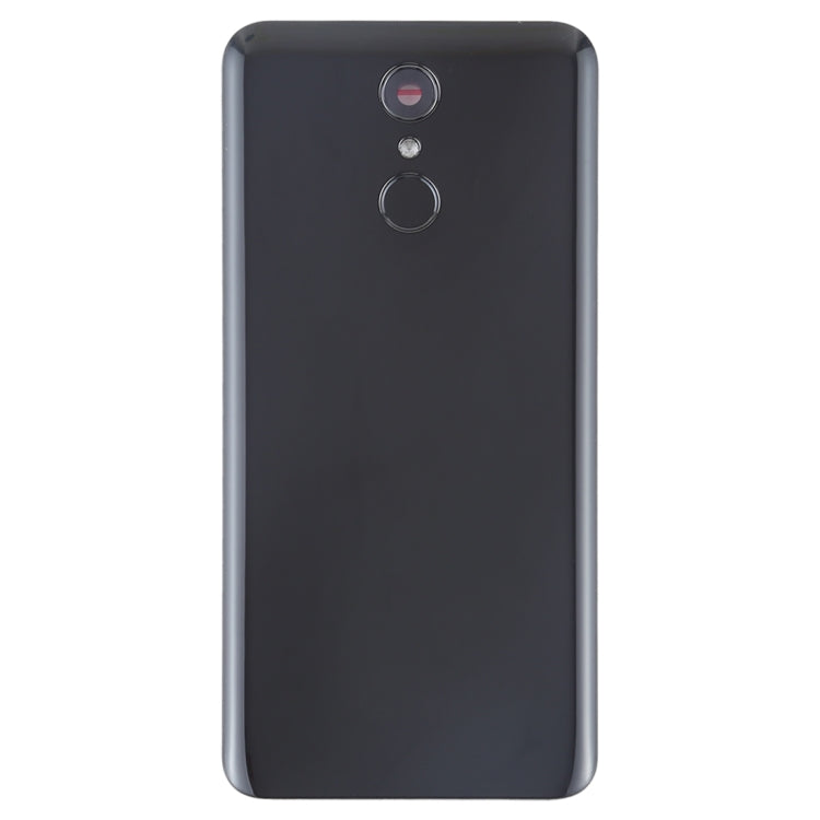 Battery Back Cover with Camera Lens & Fingerprint Sensor for LG Q7 / Q7+(Black) - For LG by PMC Jewellery | Online Shopping South Africa | PMC Jewellery | Buy Now Pay Later Mobicred