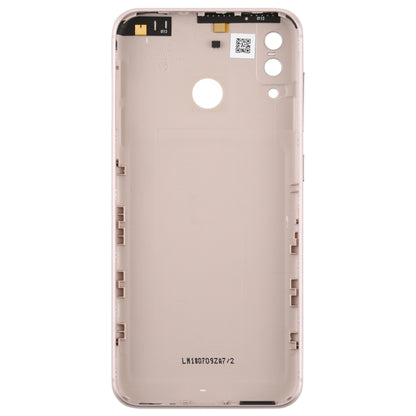 Battery Back Cover with Camera Lens & Side Keys for Asus Zenfone Max (M1) ZB555KL(Rose Gold) - Back Cover by PMC Jewellery | Online Shopping South Africa | PMC Jewellery | Buy Now Pay Later Mobicred