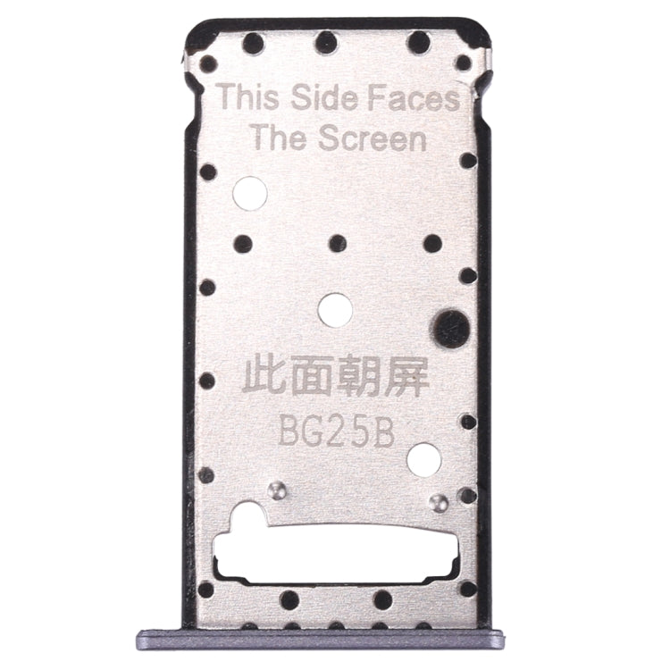 For Huawei Enjoy 7 Plus / Y7 Prime SIM Card Tray & SIM / Micro SD Card Tray(Grey) - Card Socket by PMc TechLife | Online Shopping South Africa | PMc TechLife | Buy Now Pay Later Mobicred