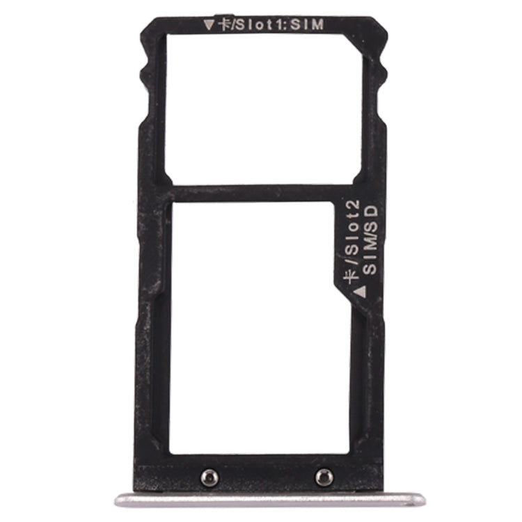 For Huawei Maimang 5 SIM Card Tray & SIM / Micro SD Card Tray(Silver) - Card Socket by PMc TechLife | Online Shopping South Africa | PMc TechLife | Buy Now Pay Later Mobicred