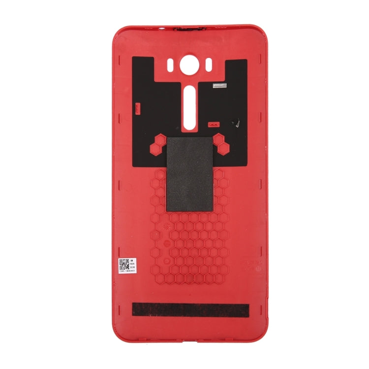 Original Brushed Texture Back Battery Cover for Asus Zenfone 2 Laser / ZE601KL (Red) - Back Cover by PMC TechLife | Online Shopping South Africa | PMC TechLife | Buy Now Pay Later Mobicred