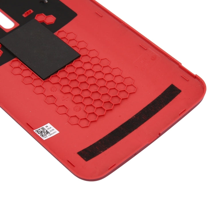 Original Brushed Texture Back Battery Cover for Asus Zenfone 2 Laser / ZE601KL (Red) - Back Cover by PMC Jewellery | Online Shopping South Africa | PMC Jewellery | Buy Now Pay Later Mobicred