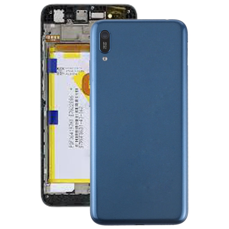 Battery Back Cover with Camera Lens & Side Keys for Huawei Enjoy 9e(Blue) - Back Cover by PMC TechLife | Online Shopping South Africa | PMC TechLife | Buy Now Pay Later Mobicred