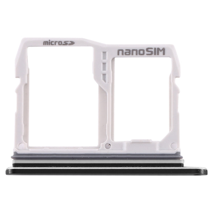 SIM Card Tray + Micro SD Card Tray for LG V40 ThinQ (Black) - For LG by PMc TechLife | Online Shopping South Africa | PMc TechLife | Buy Now Pay Later Mobicred