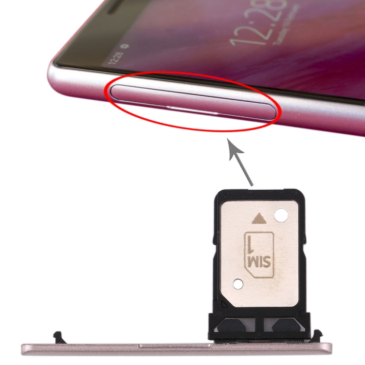 Original Single SIM Card Tray for Sony Xperia 10(Pink) - Card Tray by PMC TechLife | Online Shopping South Africa | PMC TechLife | Buy Now Pay Later Mobicred