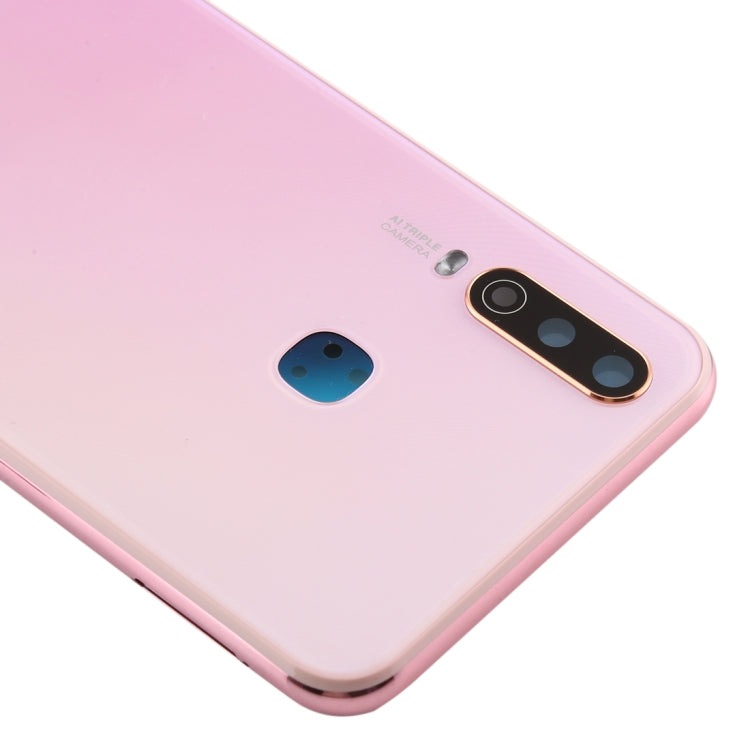 For Vivo Y3 Battery Back Cover with Camera Lens (Pink) - Back Cover by PMC TechLife | Online Shopping South Africa | PMC TechLife | Buy Now Pay Later Mobicred