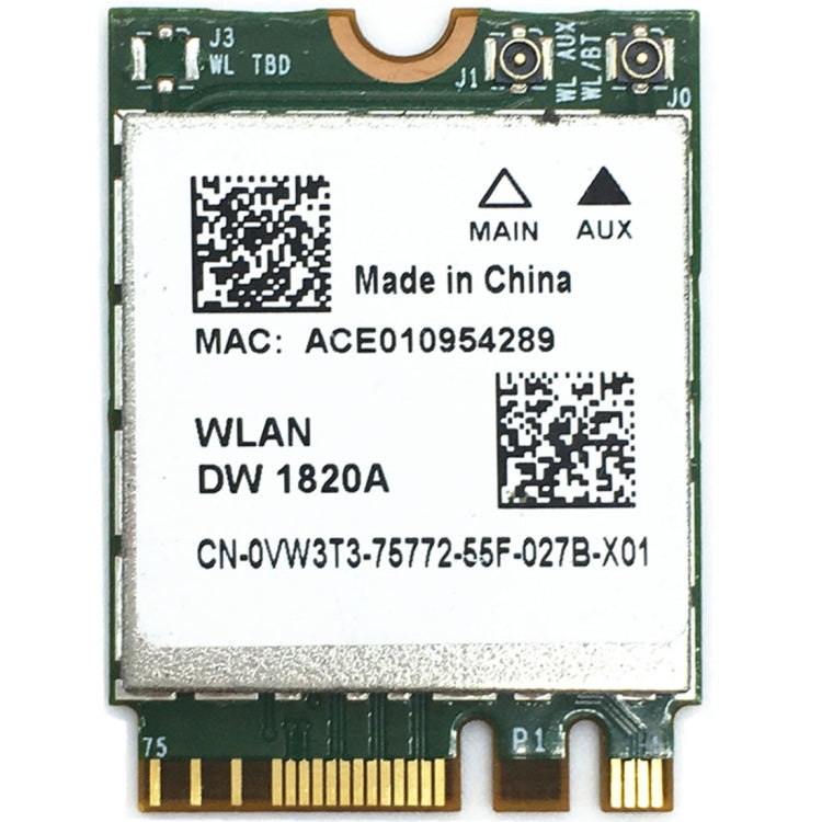 DW1820A BCM94350ZAE 802.11ac BT4.1 867Mbps M.2 / NGFF WiFi Wireless Card - Add-on Cards by PMC TechLife | Online Shopping South Africa | PMC TechLife