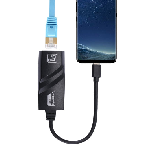 15cm USB-C / Type-C to RJ45 Gigabit Ethernet Network Adapter - Lan Cable and Tools by PMC Jewellery | Online Shopping South Africa | PMC Jewellery | Buy Now Pay Later Mobicred