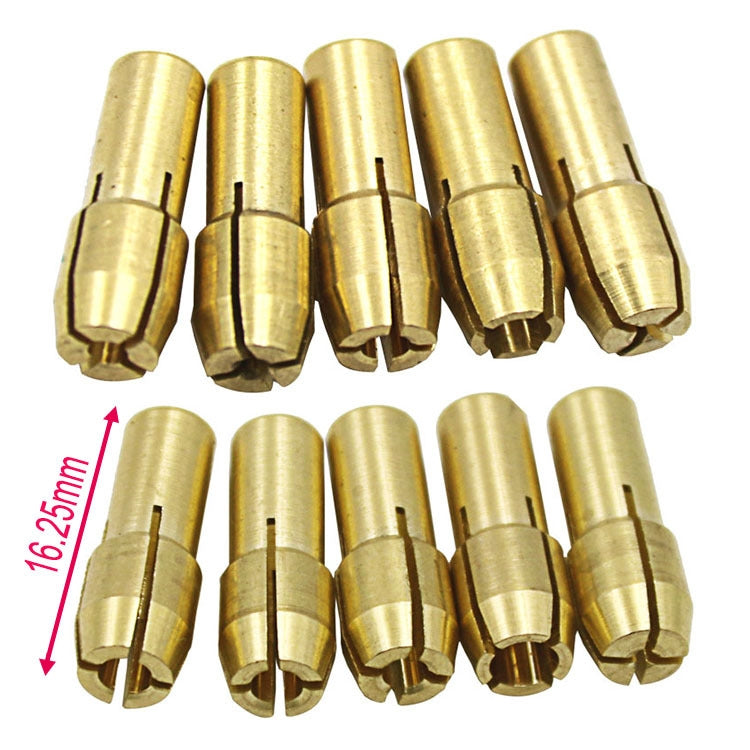 10 PCS Three-claw Copper Clamp Nut for Electric Mill Fittings���Bore diameter: 0.8mm - Hex Key & Spanner by PMC TechLife | Online Shopping South Africa | PMC TechLife | Buy Now Pay Later Mobicred