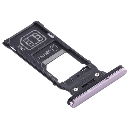 SIM Card Tray + SIM Card Tray + Micro SD Card Tray for Sony Xperia XZ2(Pink) - Card Tray by PMC Jewellery | Online Shopping South Africa | PMC Jewellery | Buy Now Pay Later Mobicred