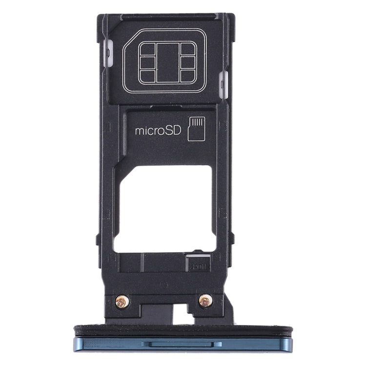 SIM Card Tray + Micro SD Card Tray for Sony Xperia XZ3(Green) - Card Tray by PMc TechLife | Online Shopping South Africa | PMc TechLife | Buy Now Pay Later Mobicred