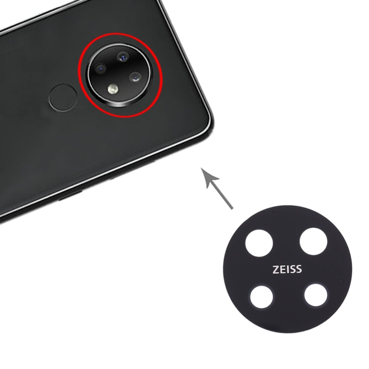 10 PCS Back Camera Lens for Nokia 7.2 / 6.2 TA-1196 TA-1198 TA-1200 TA-1187 TA-1201 - Camera by PMC Jewellery | Online Shopping South Africa | PMC Jewellery | Buy Now Pay Later Mobicred