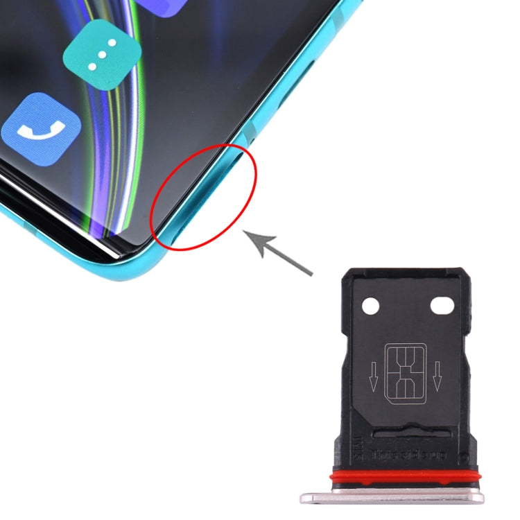 For OnePlus 8 Original SIM Card Tray (Silver) - Card Tray by PMC TechLife | Online Shopping South Africa | PMC TechLife | Buy Now Pay Later Mobicred