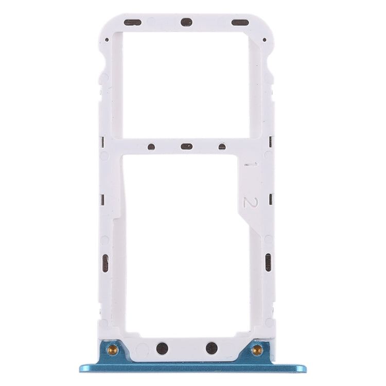 2 SIM Card Tray / Micro SD Card Tray for Xiaomi Redmi 5 Plus(Blue) - Card Tray by PMc TechLife | Online Shopping South Africa | PMc TechLife | Buy Now Pay Later Mobicred