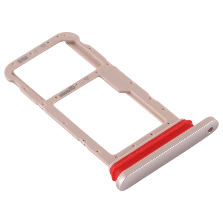 SIM Card Tray + Micro SD Card Tray for Huawei Honor Waterplay (Gold) - Card Socket by PMC TechLife | Online Shopping South Africa | PMC TechLife | Buy Now Pay Later Mobicred