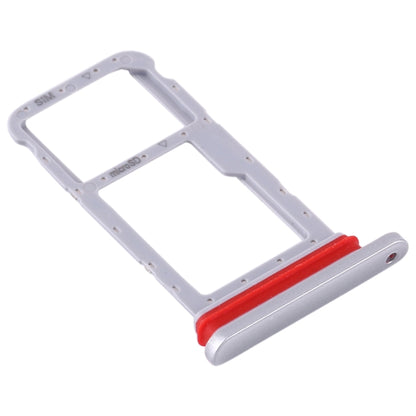 SIM Card Tray + Micro SD Card Tray for Huawei Honor Waterplay (Silver) - Card Socket by PMC Jewellery | Online Shopping South Africa | PMC Jewellery | Buy Now Pay Later Mobicred