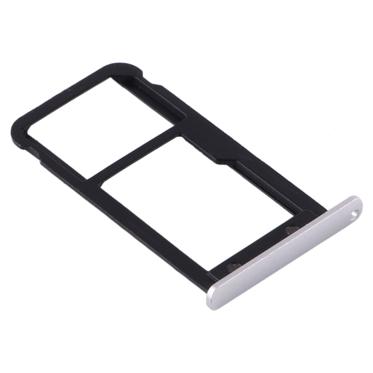 SIM Card Tray + Micro SD Card Tray for Huawei MediaPad M3 8.4 (4G Version) (Silver) - Card Socket by PMC TechLife | Online Shopping South Africa | PMC TechLife | Buy Now Pay Later Mobicred