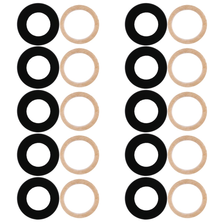For Huawei P smart / Enjoy 7S 10pcs Back Camera Lens - Camera by PMc TechLife | Online Shopping South Africa | PMc TechLife | Buy Now Pay Later Mobicred