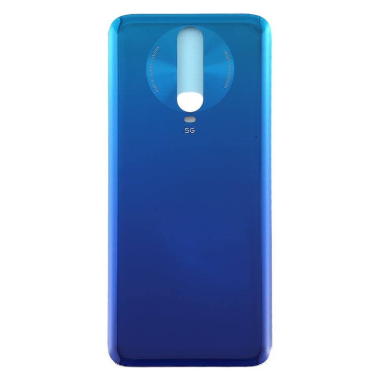 Glass Material Battery Back Cover for Xiaomi Redmi K30 5G(Blue) - Back Cover by PMc TechLife | Online Shopping South Africa | PMc TechLife | Buy Now Pay Later Mobicred