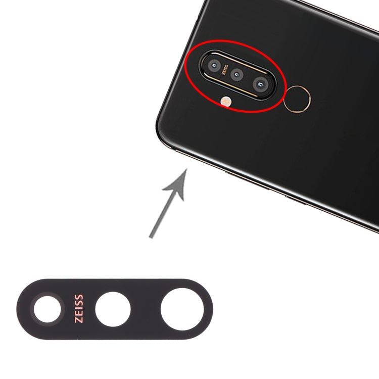 10 PCS Back Camera Lens for Nokia X71 / 8.1 Plus / TA-1167 / TA-1188 - Camera by PMC TechLife | Online Shopping South Africa | PMC TechLife | Buy Now Pay Later Mobicred