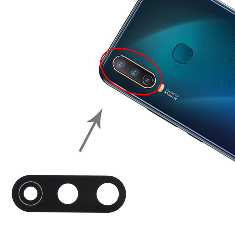 For Vivo Y3 10pcs Back Camera Lens - Camera Parts by PMC TechLife | Online Shopping South Africa | PMC TechLife