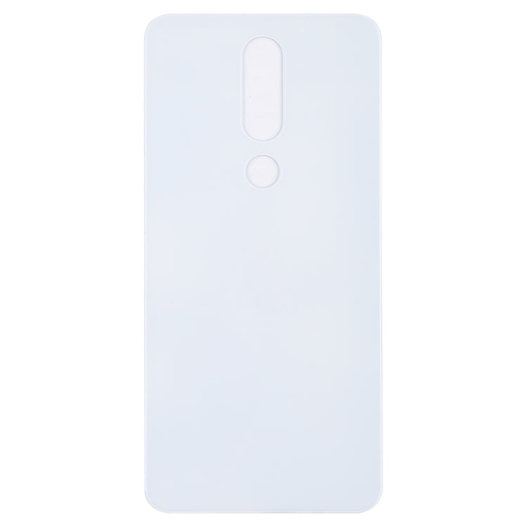 Back Cover for Nokia X6 (2018)(White) - Back Cover by PMC Jewellery | Online Shopping South Africa | PMC Jewellery | Buy Now Pay Later Mobicred