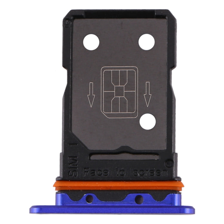 For OPPO Reno3 Pro 5G / Find X2 Neo SIM Card Tray(Blue) - Card Tray by PMc TechLife | Online Shopping South Africa | PMc TechLife | Buy Now Pay Later Mobicred
